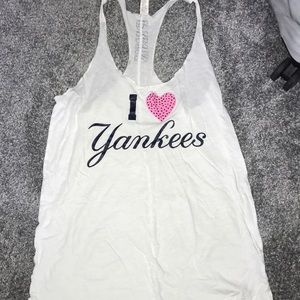 VS Pink Yankees tank top